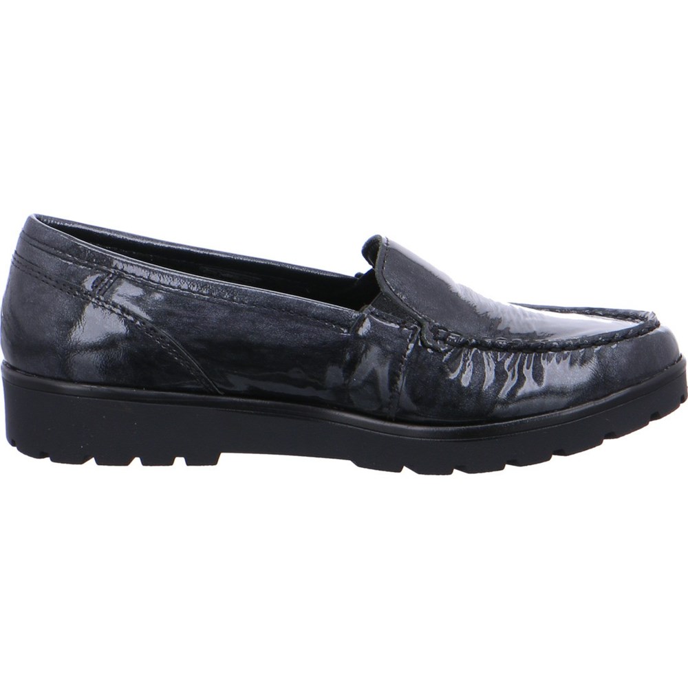 ARA Slip-ons Dallas graphit Loafers Dame Grå | CR3246908