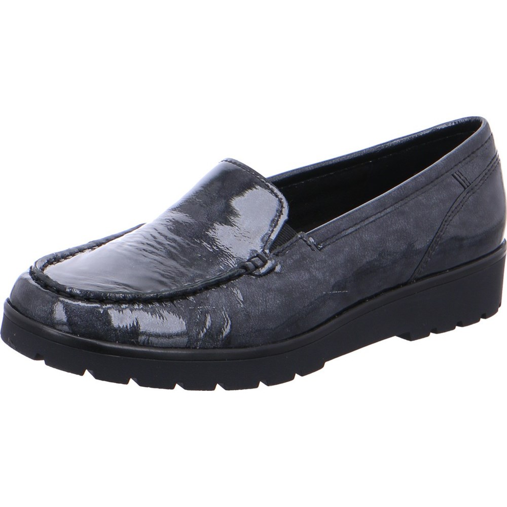 ARA Slip-ons Dallas graphit Loafers Dame Grå | CR3246908