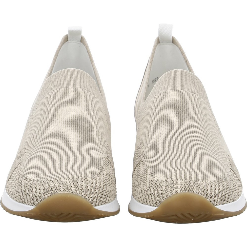 ARA Slip-ons Lissabon Joggesko Dame Beige | YT1450928