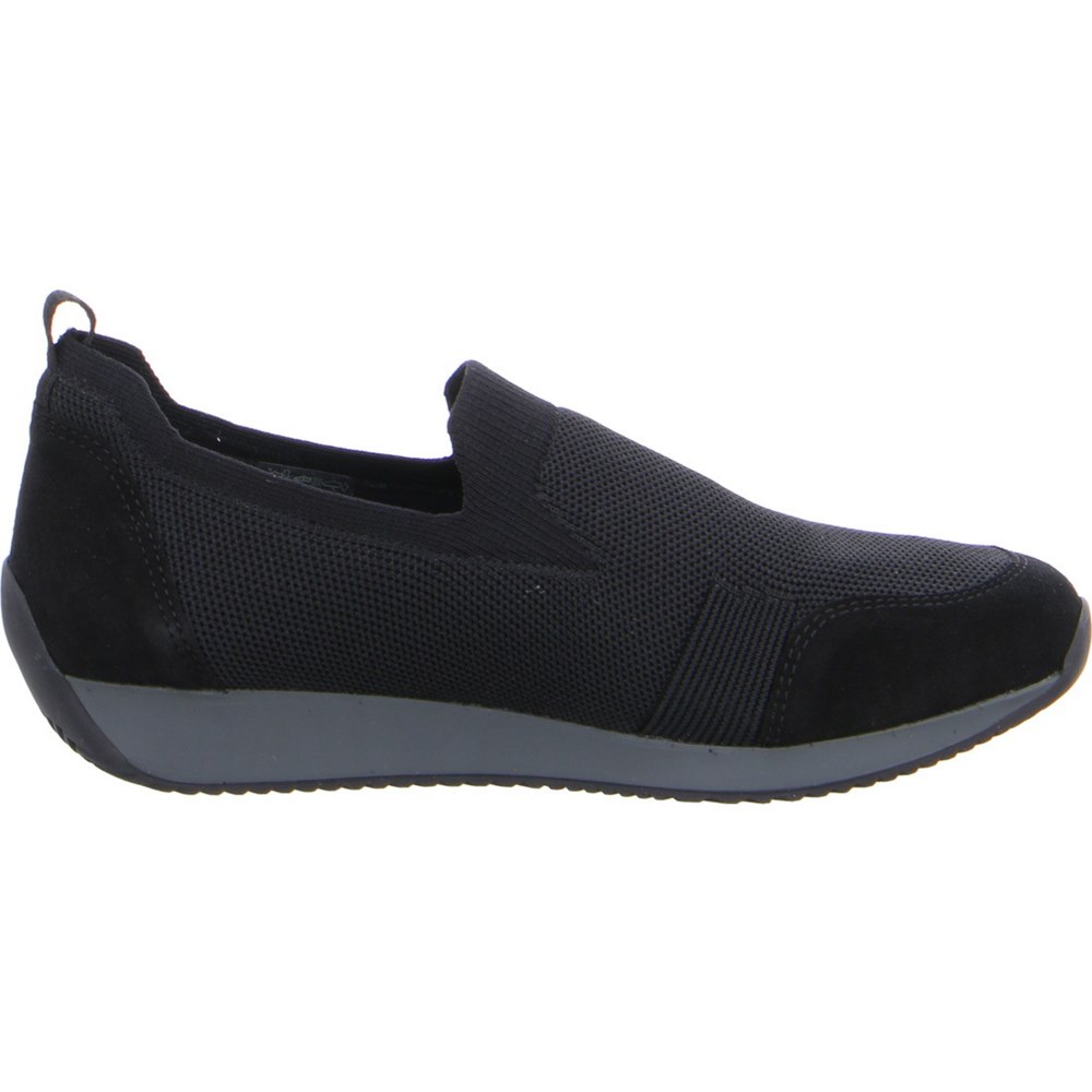 ARA Slip-ons Lissabon Joggesko Dame Svarte | GM9054783