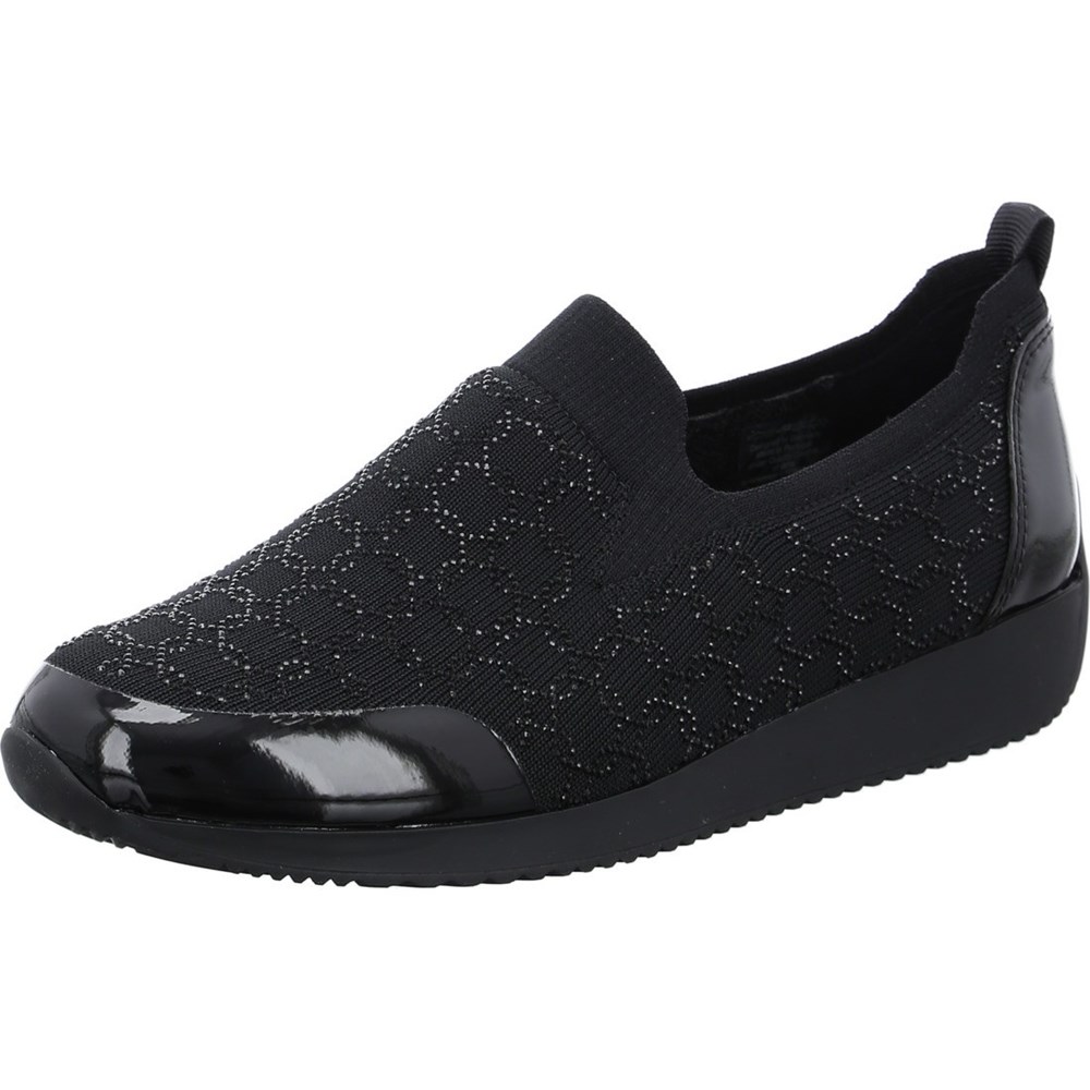 ARA Slip-ons Lissabon Joggesko Dame Svarte | RO5819403