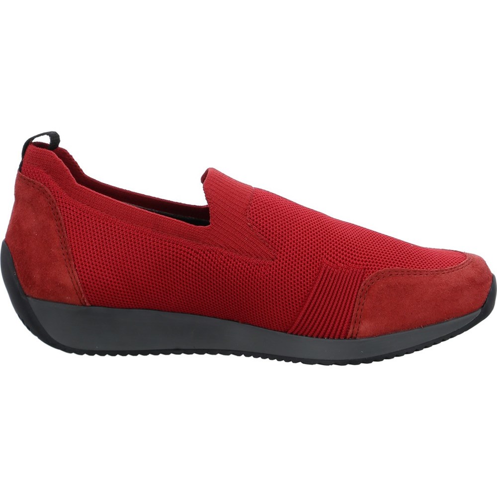 ARA Slip-ons Lissabon chilli Joggesko Dame Rød | AI2416905