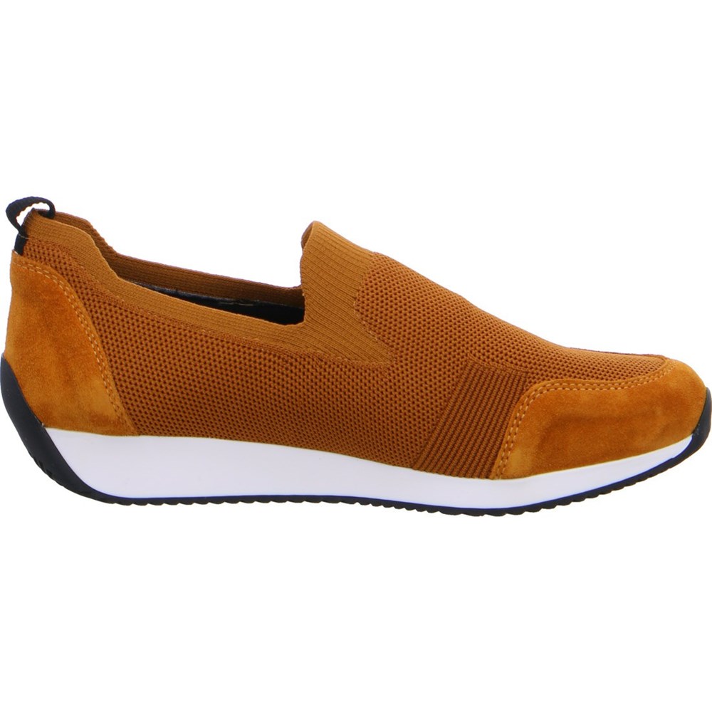 ARA Slip-ons Lissabon curry Joggesko Dame Gul | HO5204861