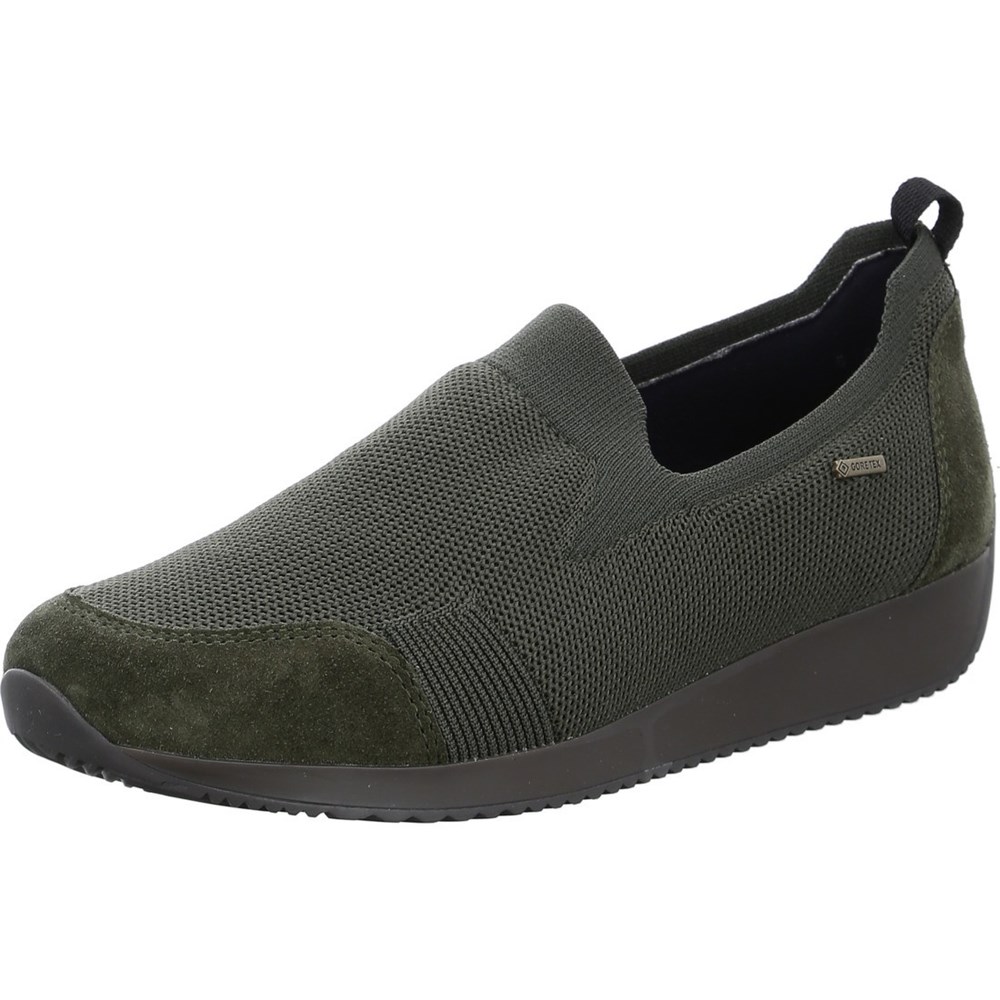 ARA Slip-ons Lissabon forest Loafers Dame Grønn | WQ5694180