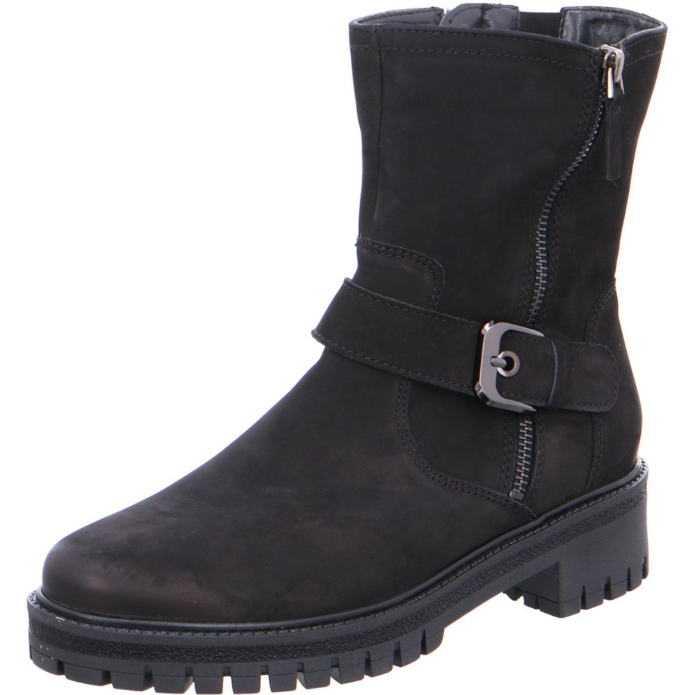 ARA biker boots Jackson Ankelstøvletter Dame Svarte | VO9367458