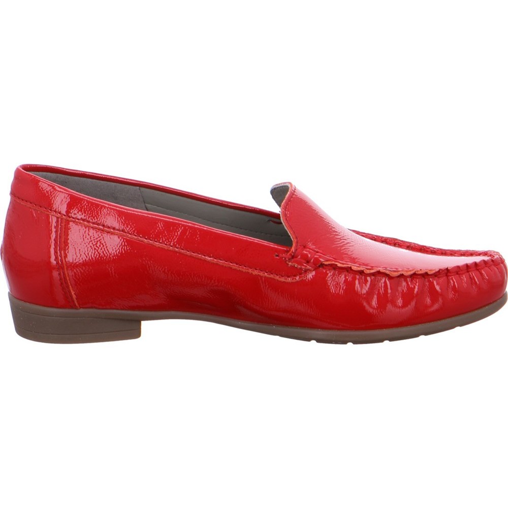 ARA moccasins Boston Loafers Dame Rød | IH9873420