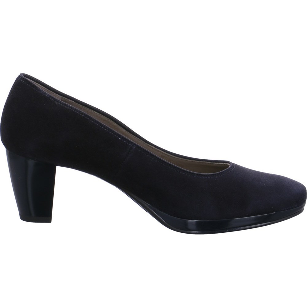 ARA platform heels Toulouse Court Sko Dame Blå | BC1347689