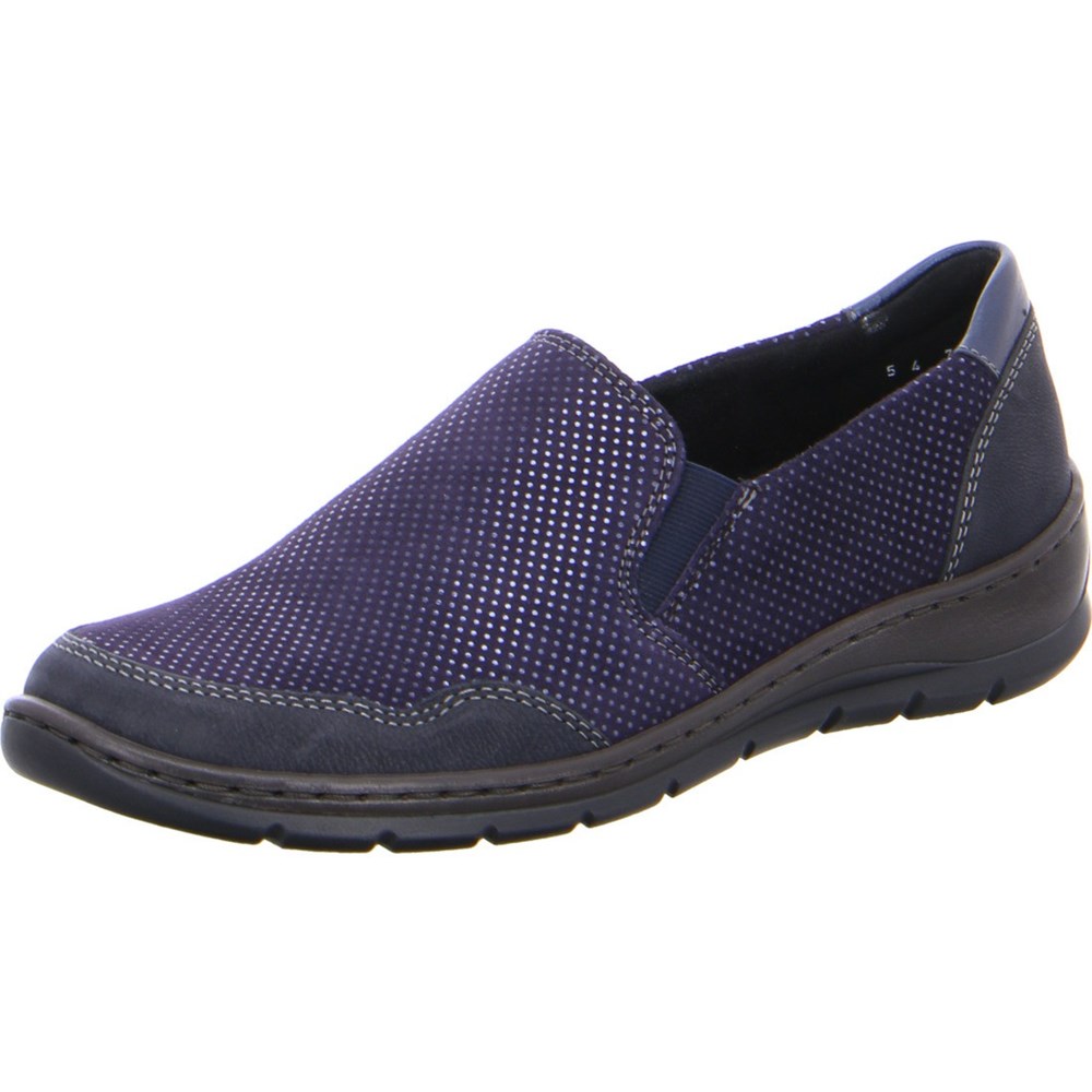 ARA slip-ons Gil Loafers Dame Blå | BA3957148