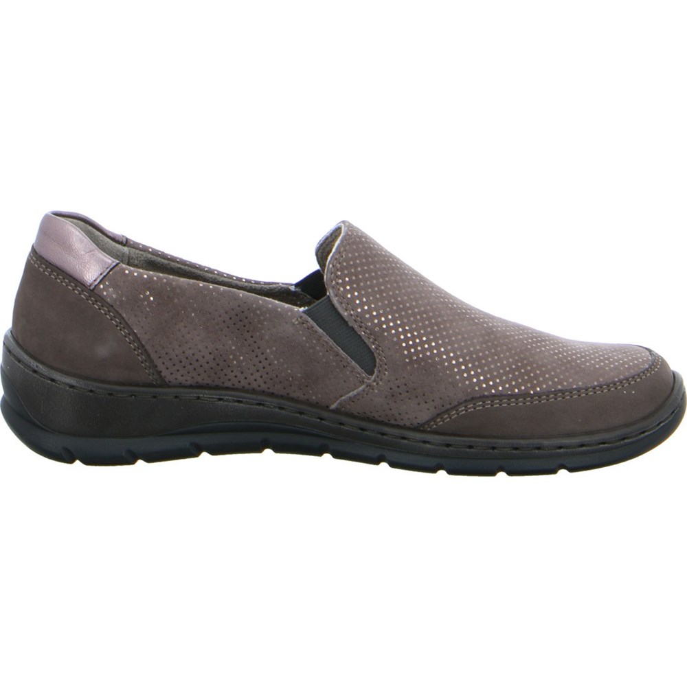 ARA slip-ons Gil Loafers Dame Grå | IS3519476