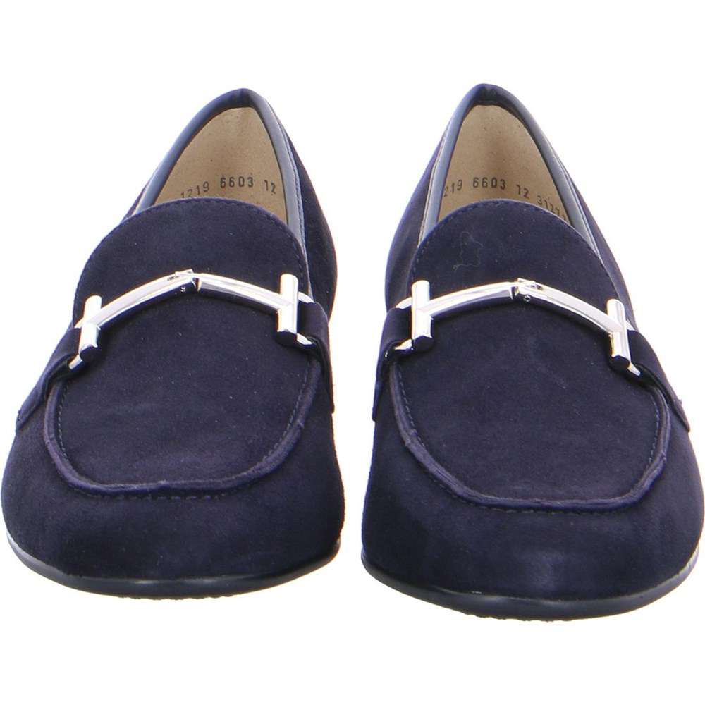 ARA slip-ons Kent Loafers Dame Blå | OD9185620